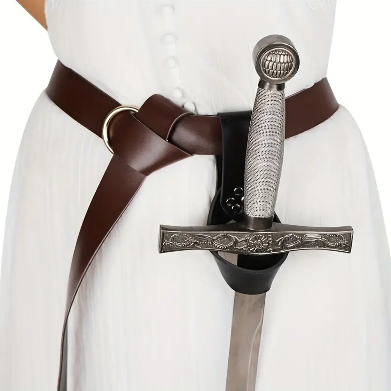 Cosplay Prop Dagger - Ceinture de cosplay en cuir rétro