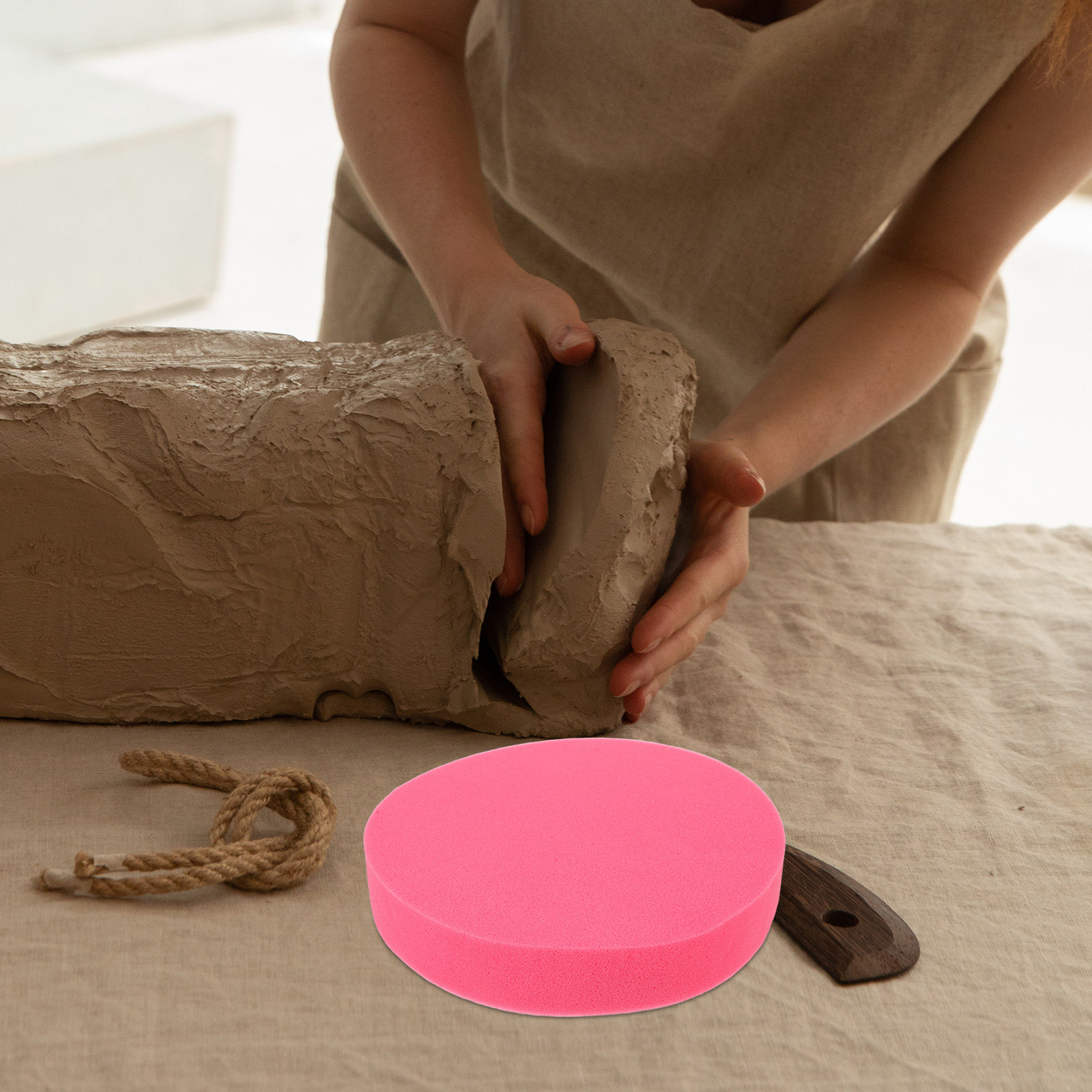 Foam Clay Sculpt - Coussin en mousse absorbant l'eau de