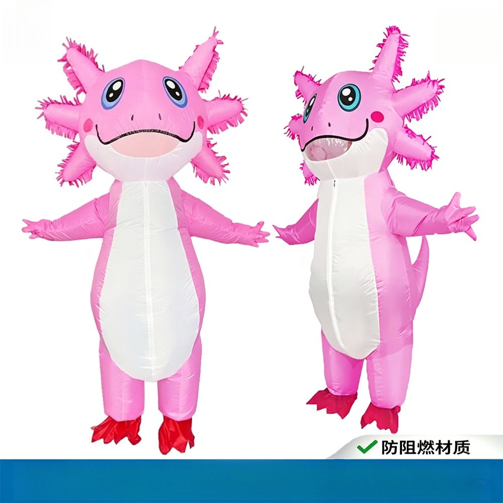 Cosplay Prop - Costume de mascotte gonflable de salamandre