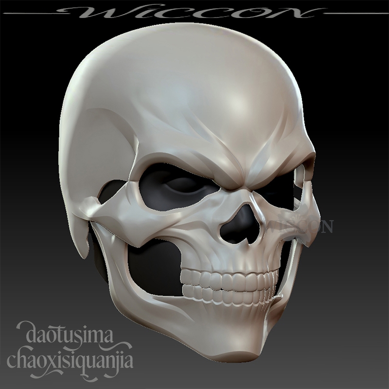 Masque de crâne en acide polyl - Cosplay Prop 3D Print Settings avis et prix