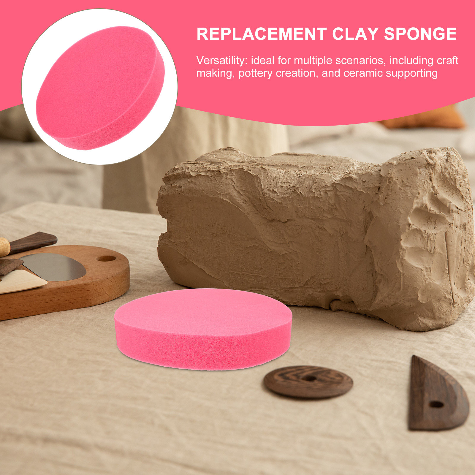 Coussin en mousse absorbant l' - Foam Clay Sculpt avis et prix