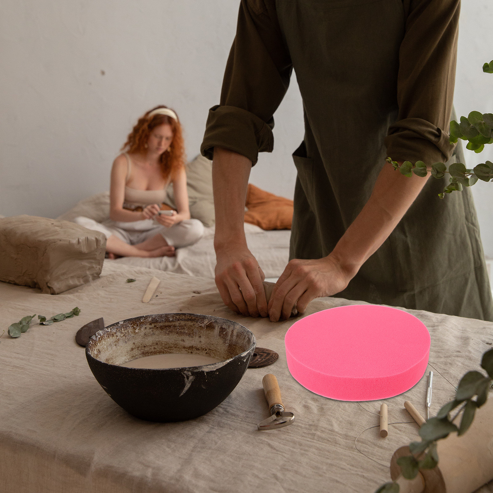 Coussin en mousse absorbant l' - Foam Clay Sculpt avis et prix