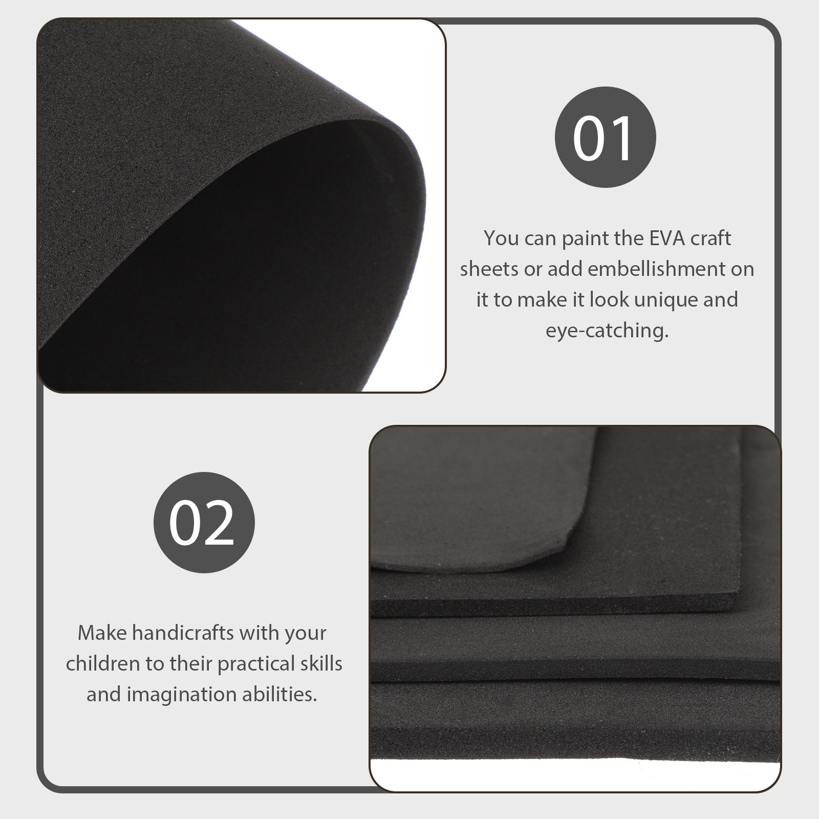 4 feuilles de mousse EVA, idéa - Cosplay Prop Foam Board avis et prix