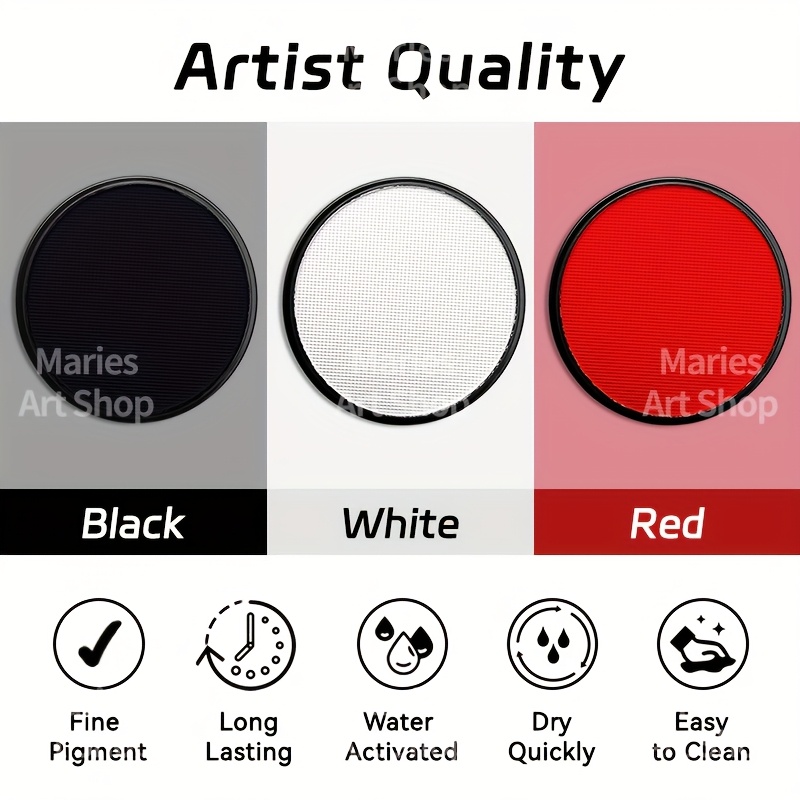Ensemble de peinture noir et b - Cosplay Prop Paint avis et prix