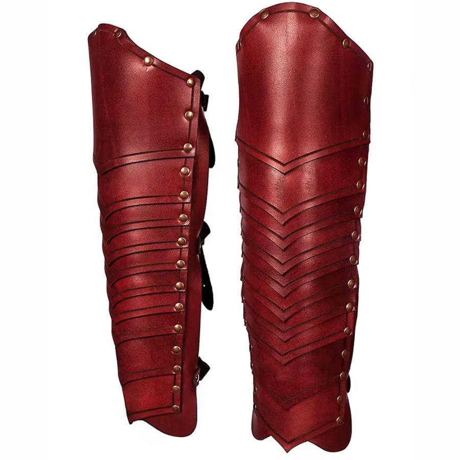 Jambières en cuir de chevalier - Cosplay Prop avis et prix
